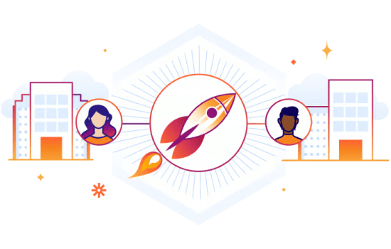 Illustration d’alliance technologique